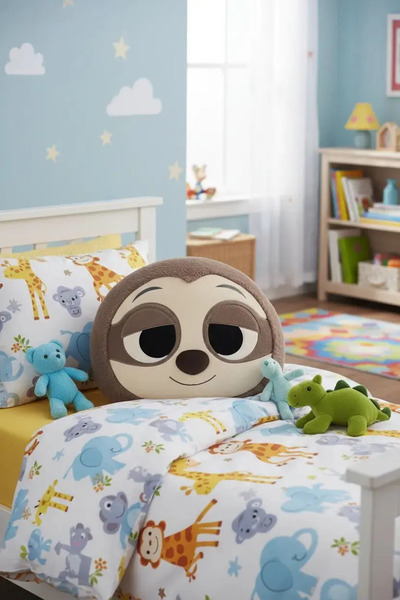 Miniso Disney Zootropolis Licensed Flash Pillow 45 cm – Soft Decorative Design
