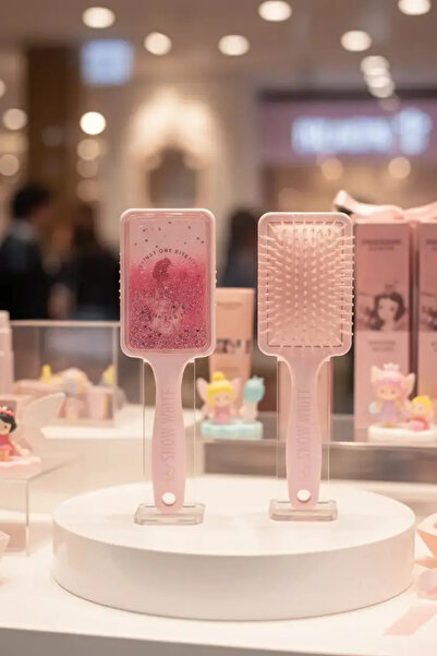 Miniso فرشاة شعر سنو وايت اللامعة المرخصة من ديزني - 22.8 سم لتوفير تمشيط سهل...