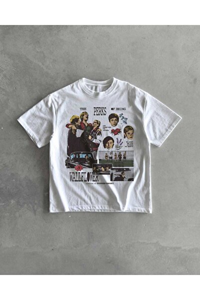 Grafftee Clothing Perks of Being Wallflower Printed Unisex Oversize T-Shirt