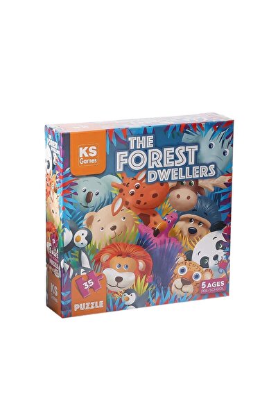 WOWMOMKIDS Prs 32713 لغز سكان الغابة 35 قطعة -Ks Puzzle