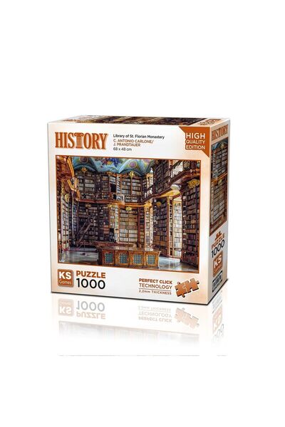 WOWMOMKIDS 20801 Puzzle 1000 Library of St. Florian Monastery