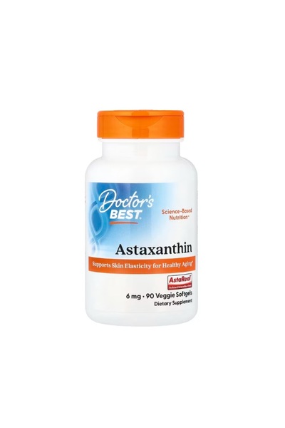 Doctor's Best Astaxantină cu AstaReal 6mg 90 capsule moi