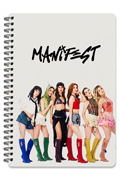 Panda * Manifest A5 Side Spiral Notebook – 80 Sheets Lined Notepad School Not...