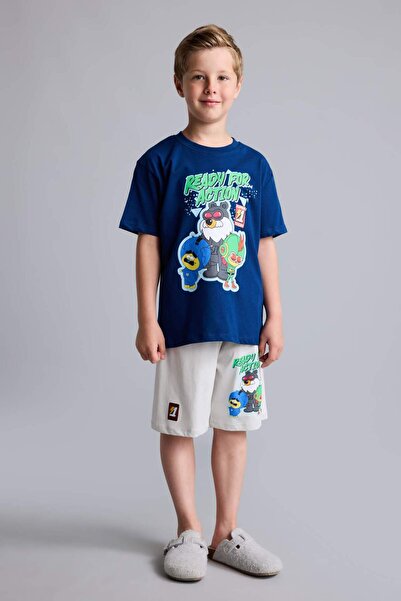 DeFacto Super 1 Set Regular Fit 2-Piece Pajama Set for Boys H7975A826Hs