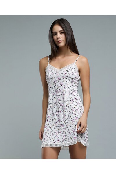 R&B Printed Strappy Nightdress