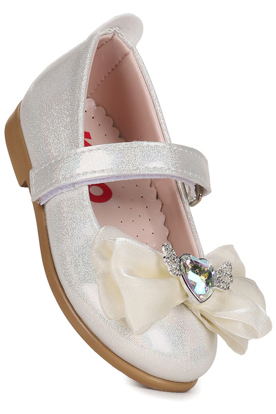 Kiko Kids Amira Glitter Velcro cipele za devojčice / dečije balerine