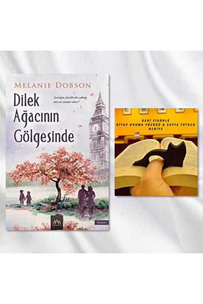 Arkadya Yayınları DİLEK AĞACININ GÖLGESİNDE / KEDİ FİGÜRLÜ KİTAP OKUMA YÜZÜĞÜ...