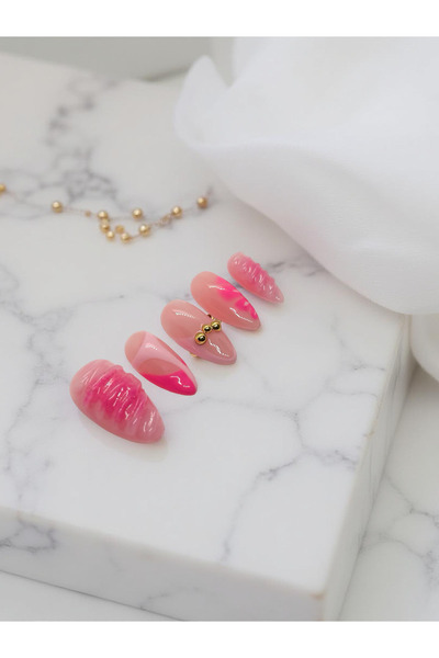 Store Takma Tırnak - 50 Shades of Pink 10’lu