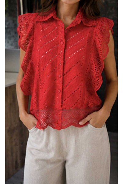 Minası Butik ELİSA DANTEL GÖMLEK