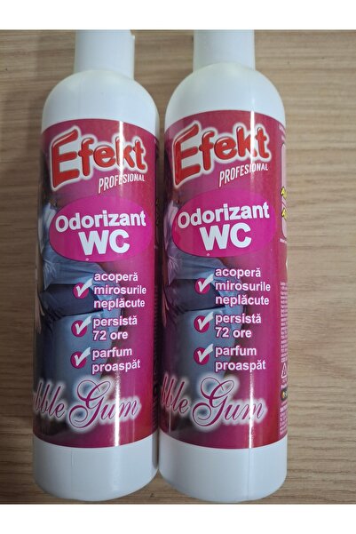 Efekt 2 bucati Odorizant WC Bubble Gum 250 ml, 72 ore