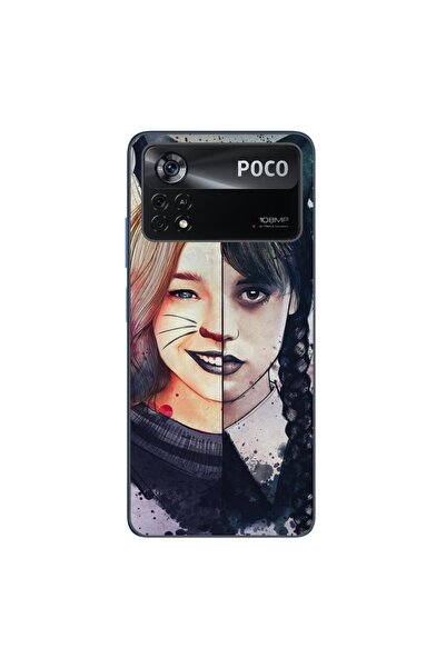 OEM Калъф, съвместим с Xiaomi Poco X4 Pro, силиконов гел TPU модел Уенздей и ...