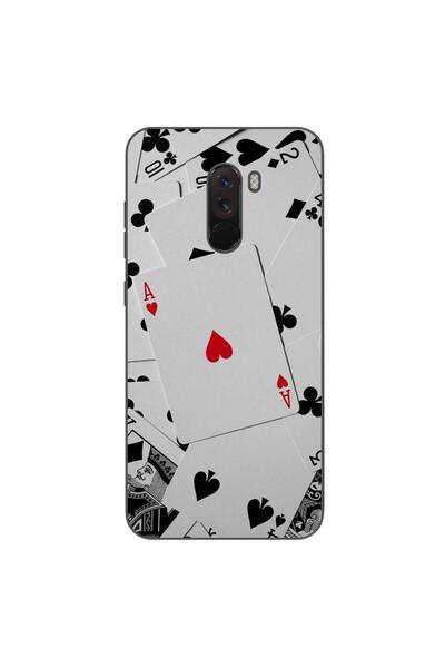 OEM Husa compatibila cu Xiaomi Pocophone F1 Silicon Gel Tpu Model Carti Poker