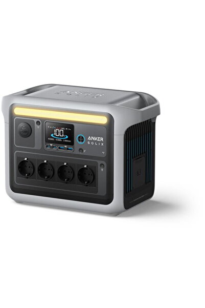 Anker Solix C1000X portable power station, 1056Wh, LiFeP04, 1800W, for homes,...