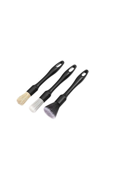 OEM Set 3 pensule de curatare auto, plastic, sintetic, multicolor