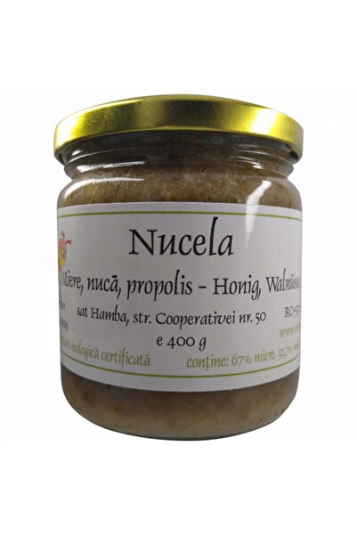 OEM NUCELA - Organic honey with walnuts and propolis 440g