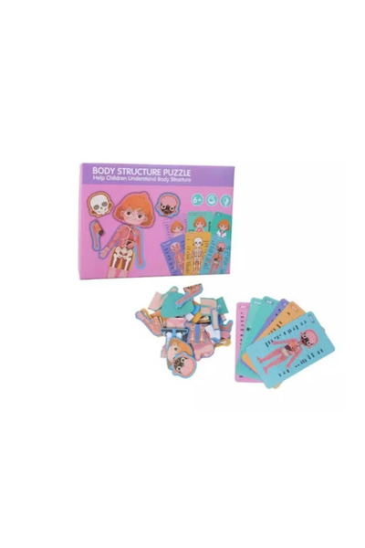 OEM Puzzle din lemn, Anatomia Corpul uman fete