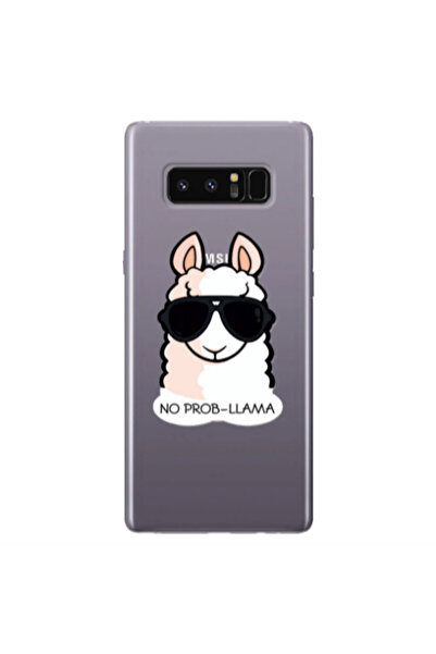 Other Samsung Note 8 No prob-lama Transparent Silicone TPU Θήκη