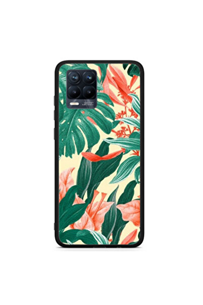 Other Realme 8 Tropic Laves Black Glossy Θήκη