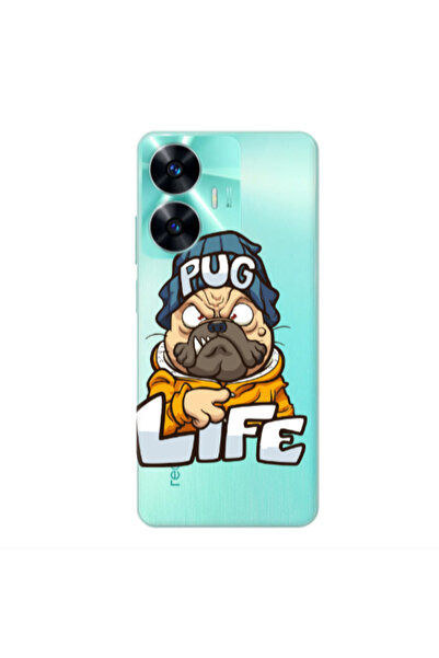Other Realme C55 Pug Life 2 Transparent Silicone TPU Θήκη