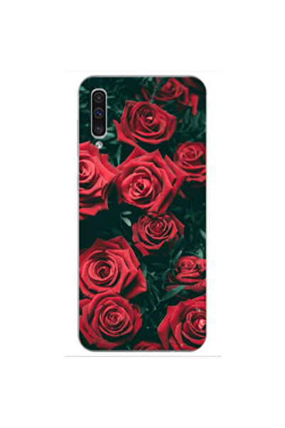 Other Samsung A70 Red Roses Transparent Silicone TPU Θήκη