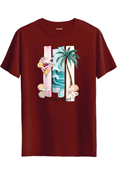 Colermi Summer Breeze Beach Themed T-Shirt