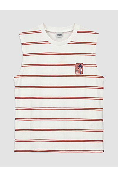 LC Waikiki Esvab • Modern & Distinctive Striped Printed Boys' Tank Top