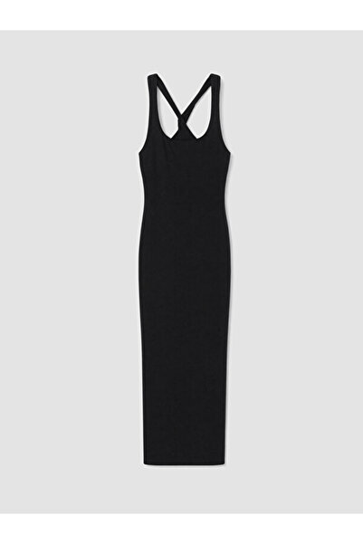 LC Waikiki Esvab • Modern & Distinctive Halter Roba Collar Bodycon Dress