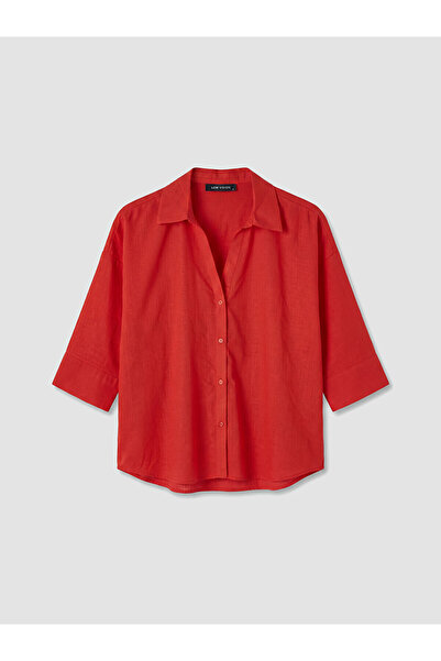 LC Waikiki TexX Store Kalitesi Oversize Poplin Kadın Gömlek