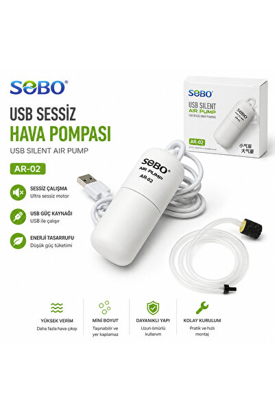 Sobo AR-02 USBLİ HAVA MOTORU 4L/MİN