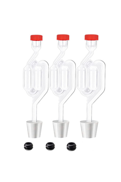 Diason 3ct. Twin Bubble Airlocks Set, Airlocks for Fermenting,Air Lock Fermen...