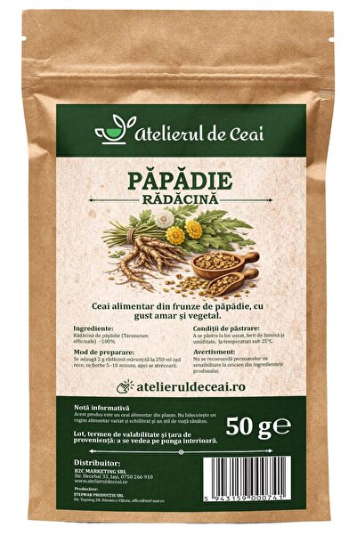 atelierul de ceai Ceai de rădăcină de păpădie