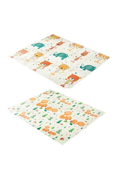 Rao Thermal Play Mat for Children with 2 Sides, RAO, Squirrels and Elephants ...