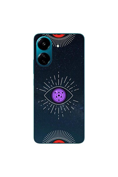 OEM Калъф, съвместим с Xiaomi Redmi 13C 4G, силиконов гел TPU, с шарка  "Око ...