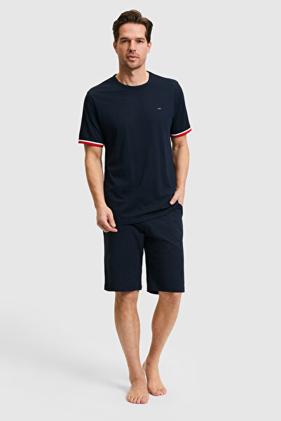 U.S. Polo Assn. Erkek Lacivert Pijama Takımı 50326113-VR033