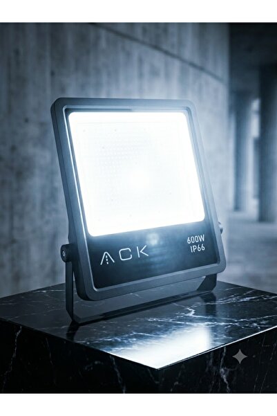 ACK 600W DOB SMD LED PROJEKTÖR 6500K 50.000 SAAT KULLANIM ÖMRÜ IP66