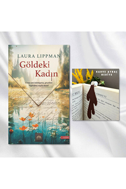 Arkadya Yayınları GÖLDEKİ KADIN / DÖKÜLEN KAHVE FİGÜRLÜ KİTAP AYRACI HEDİYE