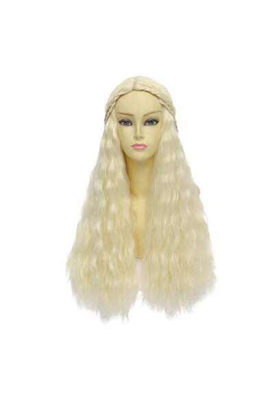 OEM Peruca Costum, Daenerys Targaryen, Game Of Thrones, Par Gri Si Alb, Lungi...