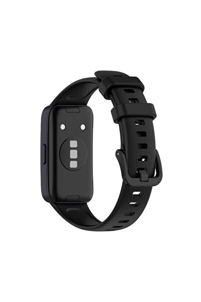 OEM Λουράκι σιλικόνης Huawei Band 10 Huawei Band 9 Μαύρο