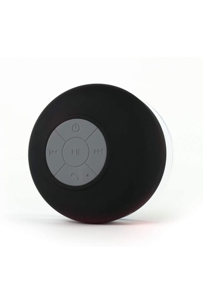 DealsReall Boxă Bluetooth pentru duș, Impermeabilă, Microfon încorporat, Negr...