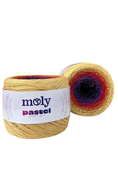 Moly Pastel Ombre Batik | Col. No: 1023 | Renk Geçişli Pamuklu Yazlık Örgü İp...