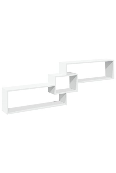 vidaxl Dulap de perete, alb, 158x18x53 cm, lemn prelucrat