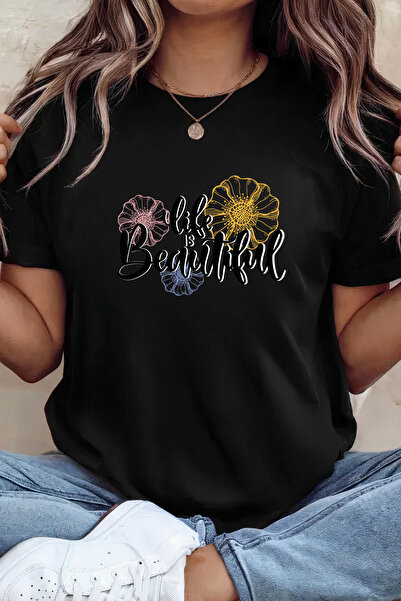 Sarah's Boutique Women's T-shirt – 100% cotton – Life Beautiful