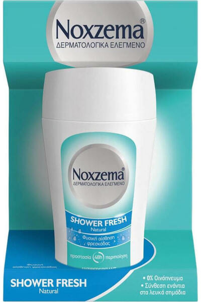 Noxzema SHOWER FRESH ANTIPERSPIRANT ΑΠΟΣΜΗΤΙΚΟ 48H ΣΕ ROLL-ON 50ML