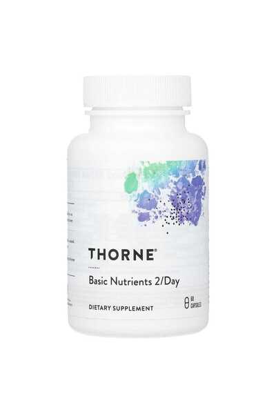 Thorne , Basic Nutrients 2/Day, 60 Kapsül