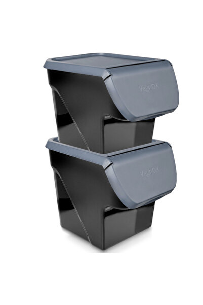 Orion Set de 2 recipiente pentru depozitarea legumelor, 13 L