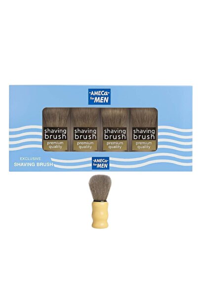 Zenorius Pamatuf pentru Barbierit 10cm, cu Maner 6/set din Lemn