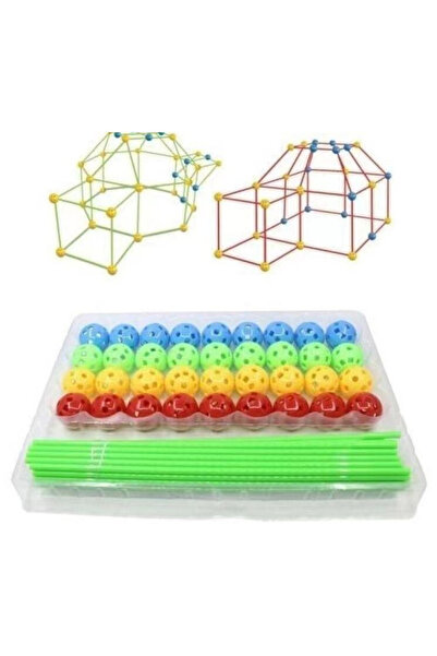 Tim Set construcție cort copii, material plastic multicolor, pentru băieți și...