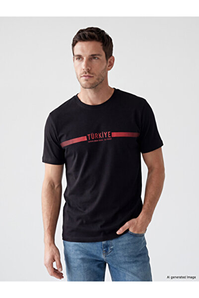 LC Waikiki I Turkey Printed Standardfit Men's T-Shirt from Freezen Store
