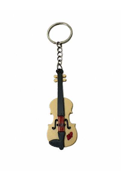 Major Hobi Violin Keychain 3D Printing Music Themed Decorative Violin Keyring...