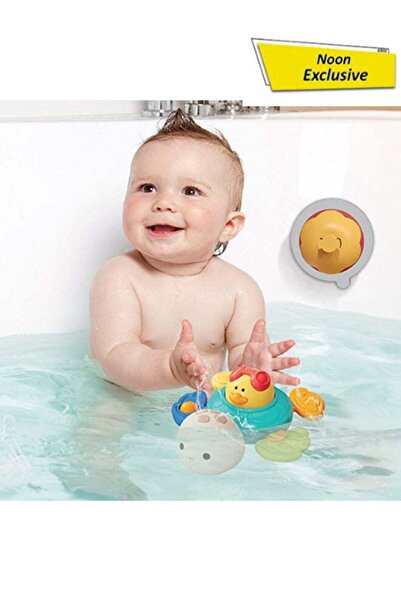 ARCO STORE Sensory Turtle Toy for Kids - 2-in-1 Suction Spinner with Music, L...